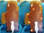 Horse lamp named horse nightlight Pony