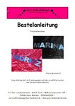 Buchstaben Bastelanleitung PDF Holzbuchstaben Bastelvorlage