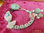 Pacifier chain with the name Cloud Crochet Bead