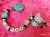 Pacifier chain with the name Elefant Stern