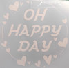 Aufkleber / Glassticker "Oh happy Day"