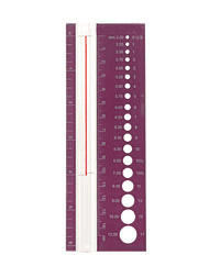 KnitPro Nadelmaß 26-10701 mit Lupe