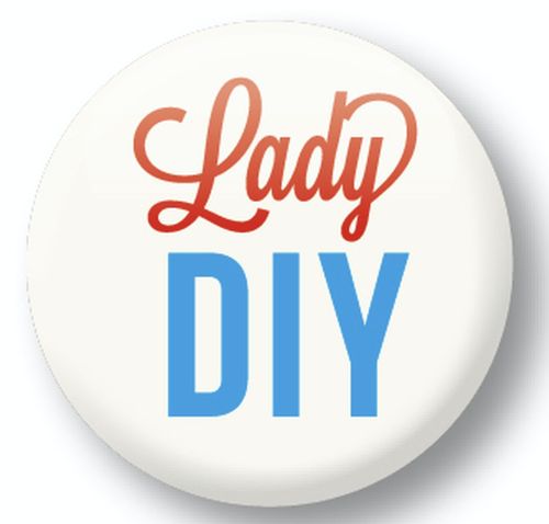 Button "Lady DIY"