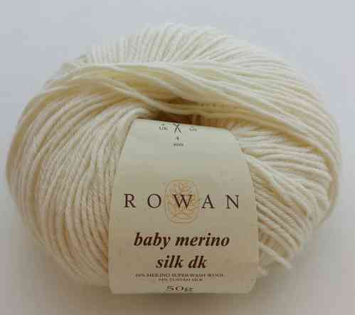 Baby Merino Silk DK Fb. 670 - Snowdrop, Rowan  (B18)