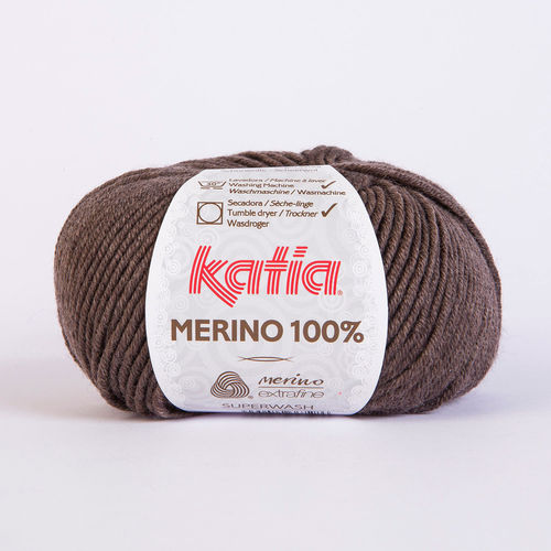 Merino 100% Fb. 502  grau-beige von Katia