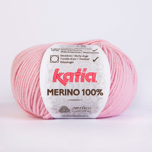 Merino 100% Fb. 7 rosa, Katia