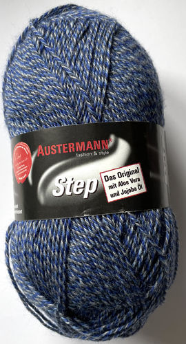 Step Mouliné 2002 blau/grau, Austermann (PB1)