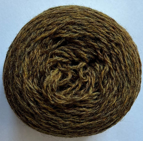 BELANA Dark Olive - 100% Wolle, 2ply - 280m/50g