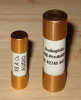 Fuse cylindrical 10 x 38 mm gold