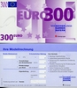 Werbe Schein Euro