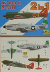 Ki-100 II  und P-51 H , Doppelpack, RS Models, 1/72