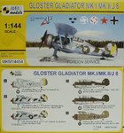 Gloster Gladiator Mk.I/Mk.II/J 8,International,1/144, Mark I