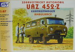 Krankenwagen UAZ 452-Z, 1/87, SDV