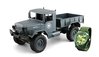 U.S.Military Truck 4x4, grau plus Uhr, RC-Modell, 1/16, Heng Long