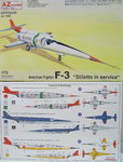 Experimental Jet F-3 "Stiletto in Service",1/72, AZmodel