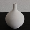Vase aus Keramik "Kugel, weiss