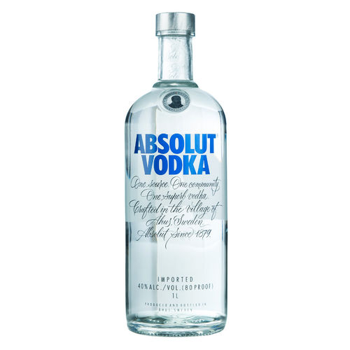 Absolut Vodka (1 x 1,0l EW Glas)