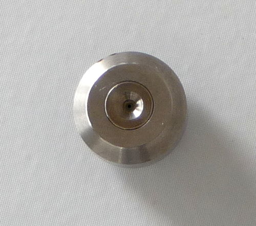 Orifizio in zaffiro; Standard Mount; 0.013" (0,33mm), fissaggio sintetico