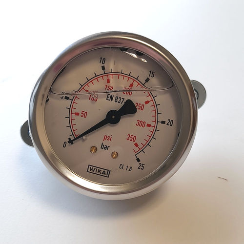 Pressure Gauge - 0 - 350 psi, 1/4"