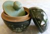 Jinnokju Chaho / Grün Tee Pulver Dose / Matcha dose aus Keramik