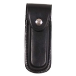 Messer-Etui, Leder, schwarz, Heftlänge bis 13 cm