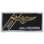 Stickabzeichen, "VF-103 JOLLY ROGERS"  10x5
