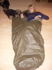 Schweizer Schlafsack mit Aussenhülle gebr.