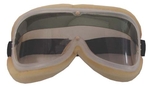 Schutzbrille, transparent, mit grünem Sonnenschutz