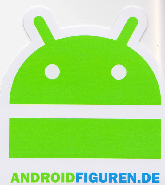 AndroidFiguren.de Aufkleber Android Head