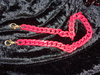 Taschenhenkel/Kette rot mit Haken ca. 60 cm lang