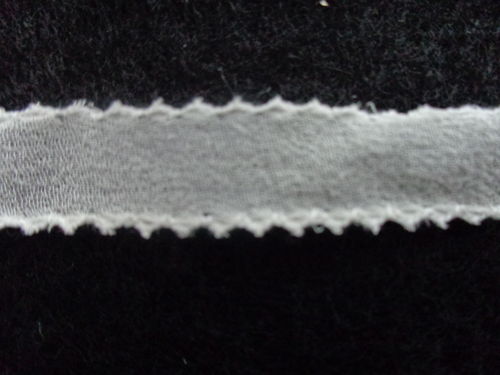 Georgette-Seidenband, 1cm breit, sehr zart