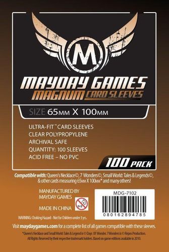 Magnum Copper Sleeves "7 Wonders" (100pcs) 65x100mm - 7102