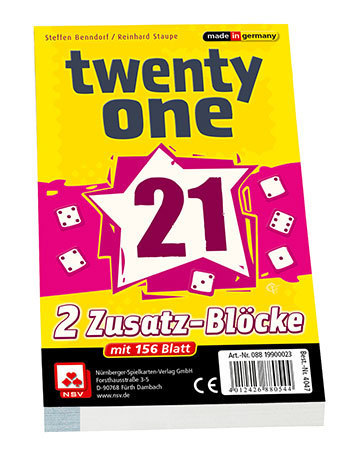 Twenty One - Zusatzblöcke (2er) DE - 4047