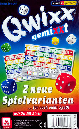 Qwixx GemiXXt - Zusatzblöcke (2er) DE - 4033