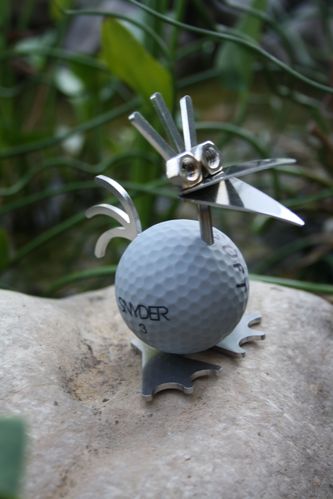 Golfball "The Birdie Grau"