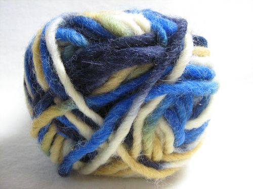 Filz-it Wolle F.142 Natur-Gelb-Blau
