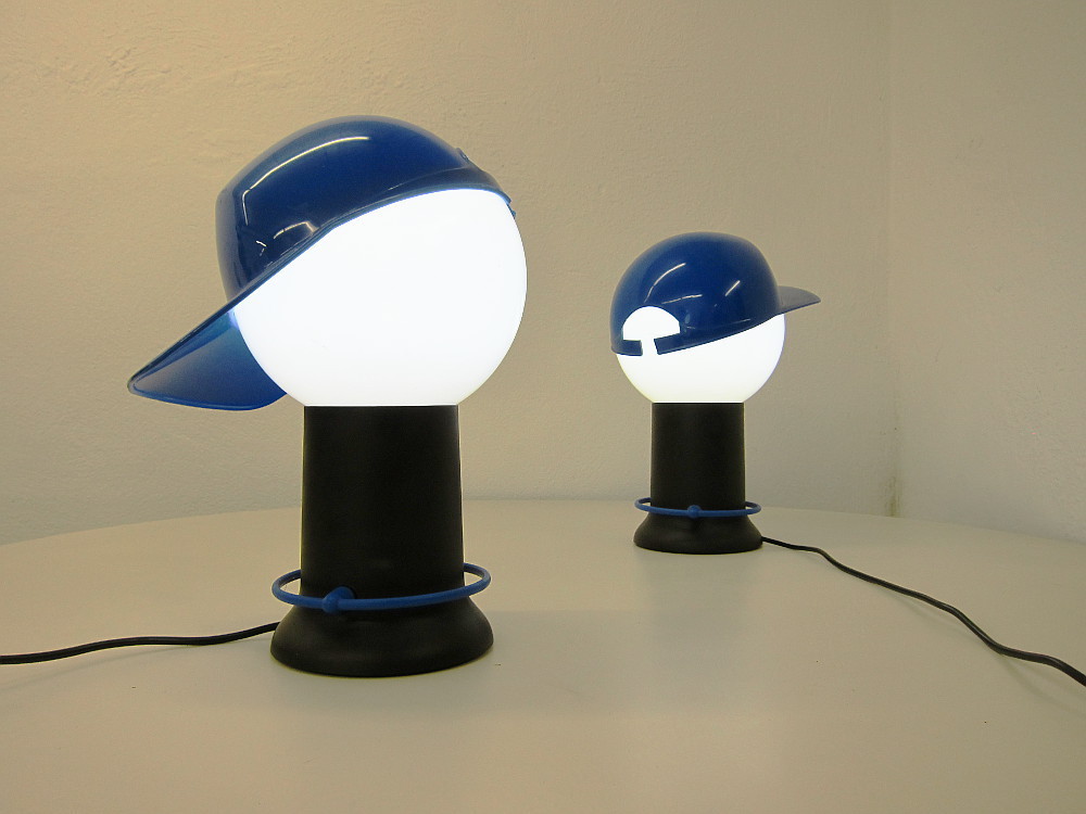 2 Table Lamps  Bilumen Cap Giugiaro Design