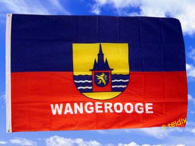 Flagge Fahne Wangerooge Hissflagge 90 x 150 cm 