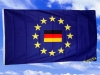Fahnen Flaggen DEUTSCHLAND IM EUROPAKREIS 150 x 90 cm