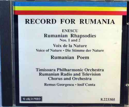 George Enescu - Record for Rumania