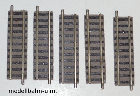 Gleis gerade 57,5mm Fleischmann 9102 Spur N NEU 