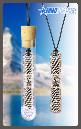 Saison 2018/19 Snowboard Halskette Board Anhaenger Halsband Boarder Kette Style Necklace Miniboards