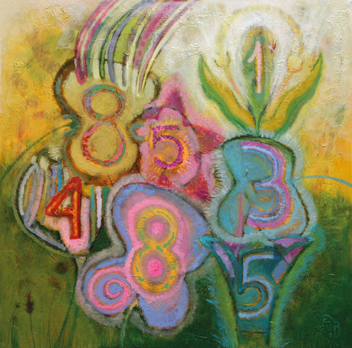 "Blumen" oil on canvas