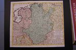 Landkarte WESTFALEN von 1740
