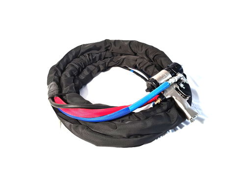 20ft heated whip hose | super flex | 1/4" | w/ scuff jacket