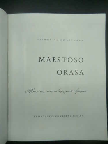 Lehmann: Maestoso Orasa