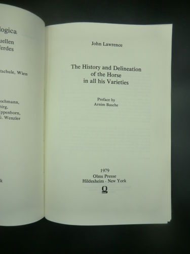 Lawrence: History and Delineation of the Horse in all his Varieties