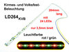 LED Kirmes und Volksfestbeleuchtung LD 264 KVB rot-grün