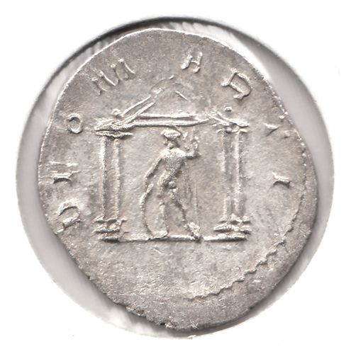 Kommission-Gallienus -AR-Antoninian-Tempel-Linksporträt