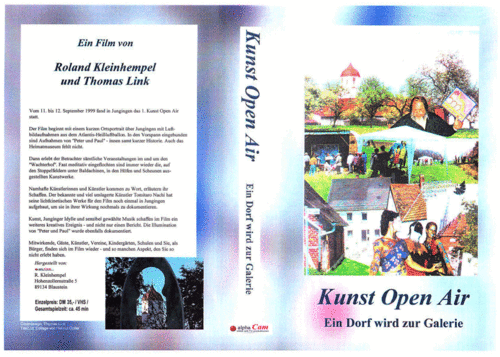 0306 DVD: Ein DORF wird zur GALERIE/KUNST-OPEN AIR ULM-Jungingen 1999 45 min.